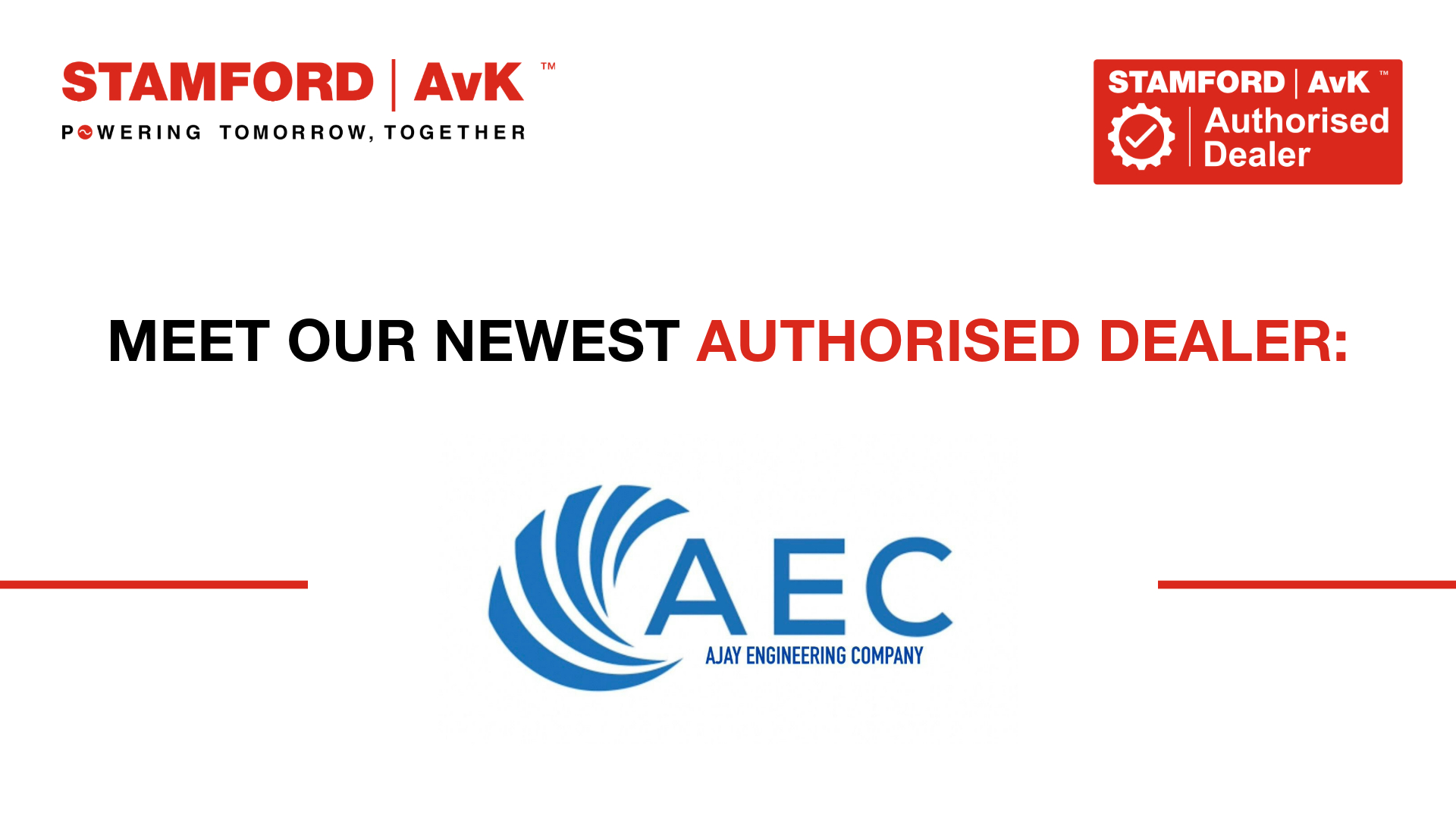 Introducing Our Newest Authorised Dealer in India: Ajay Engineering Company